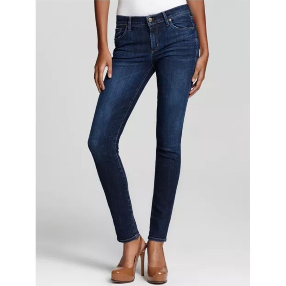 Citizens Of Humanity Avedon Slick Skinny Leg Blue Denim Jeans Sz 28 Casual Chic
